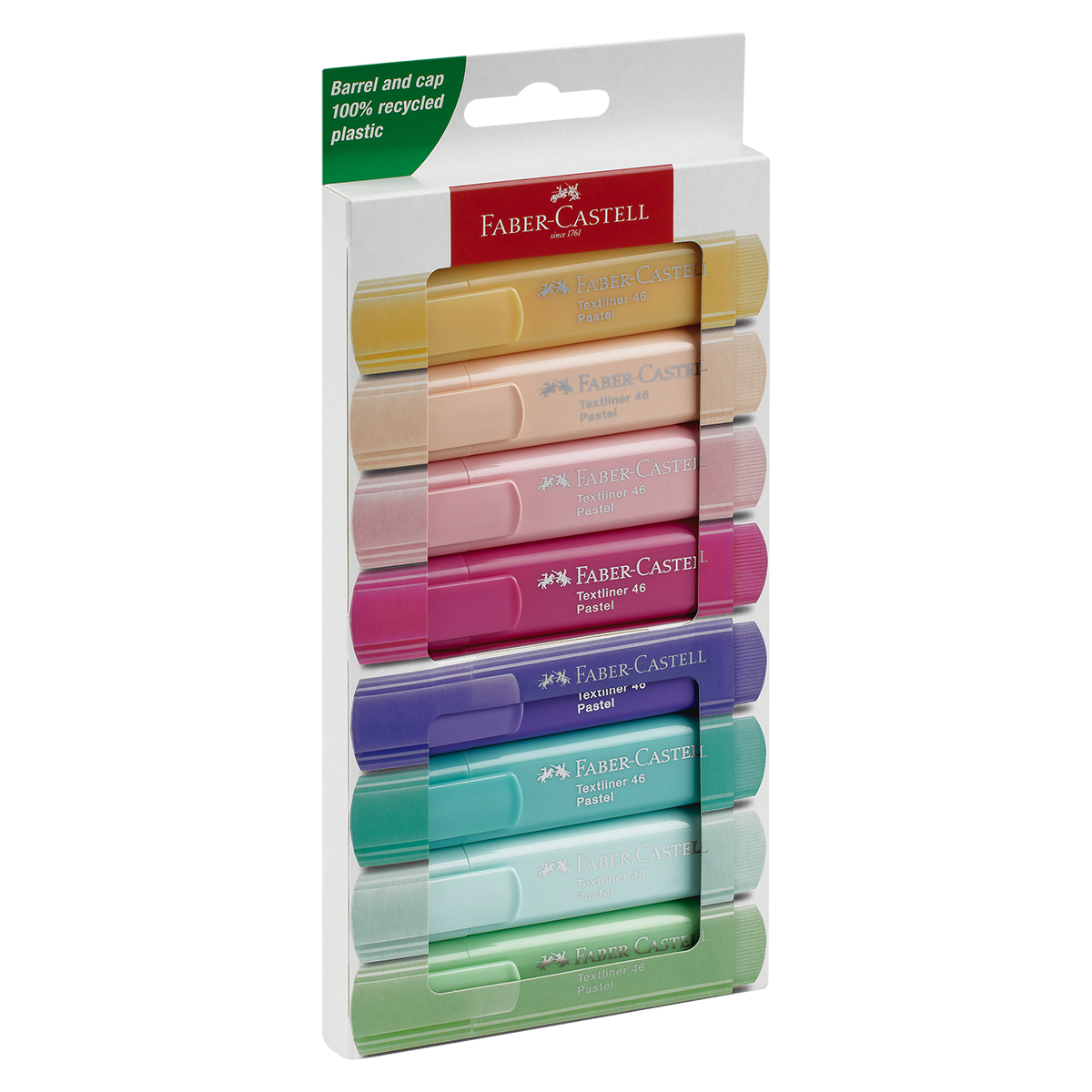 Набор текстовыделителей Faber-Castell "46 Pastel" 08 пастельных цв., 1-5мм - фото 2