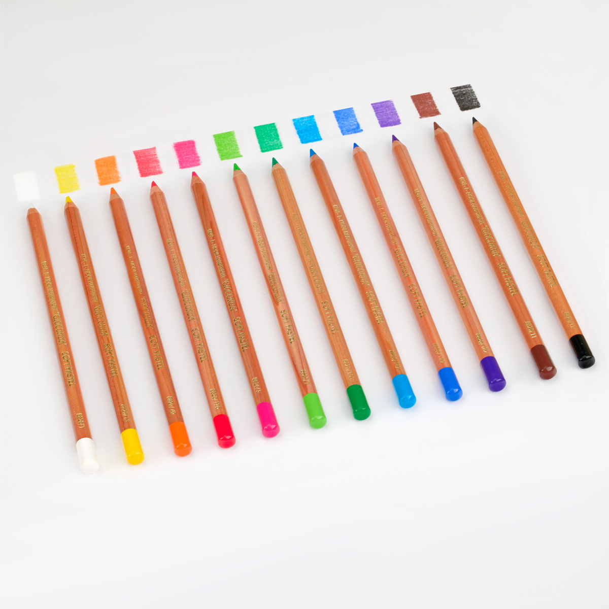 Пастельные карандаши Koh-I-Noor "Gioconda", 12цв., метал. пенал - фото 9