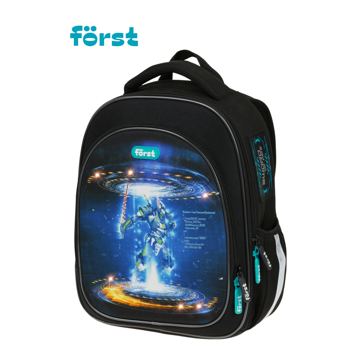 Ранец F?rst F-LIGHT "Neo future" 37*28*16см, 2 отделения, 2 кармана, анатомическая спинка - фото 2