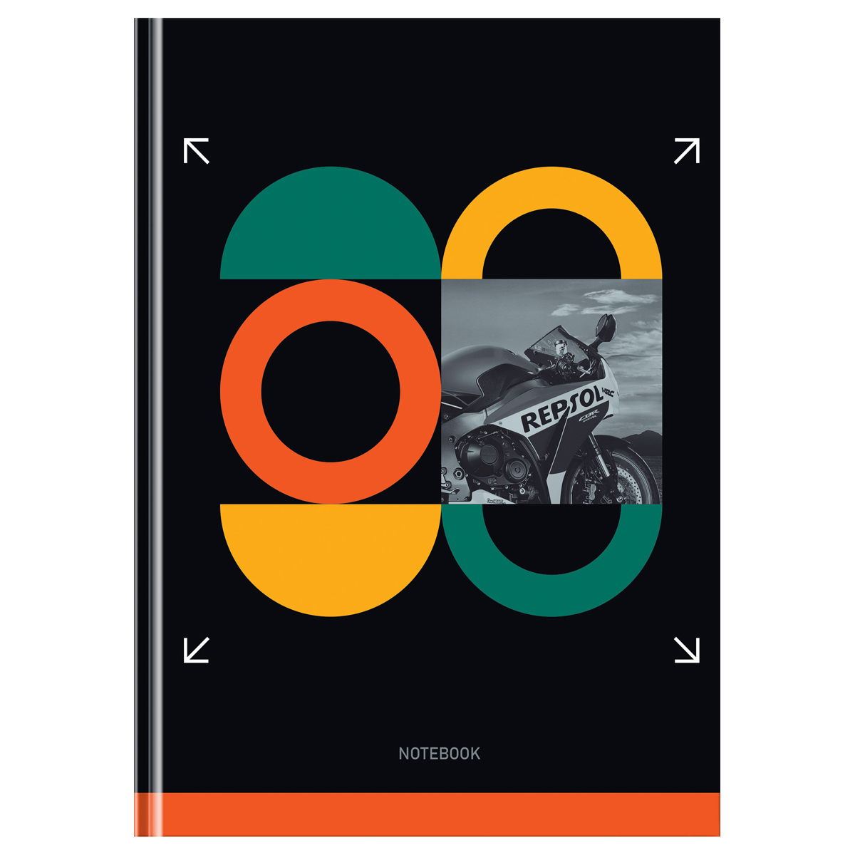 Бизнес-блокнот А5, 80л., BG "Sport format", soft-touch ламинация - фото 3