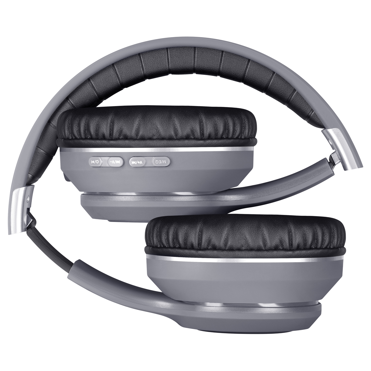Наушники с микрофоном беспроводные Defender FreeMotion B571, Bluetooth, складные, MicroSD, разъем Type-C, черный - фото 5