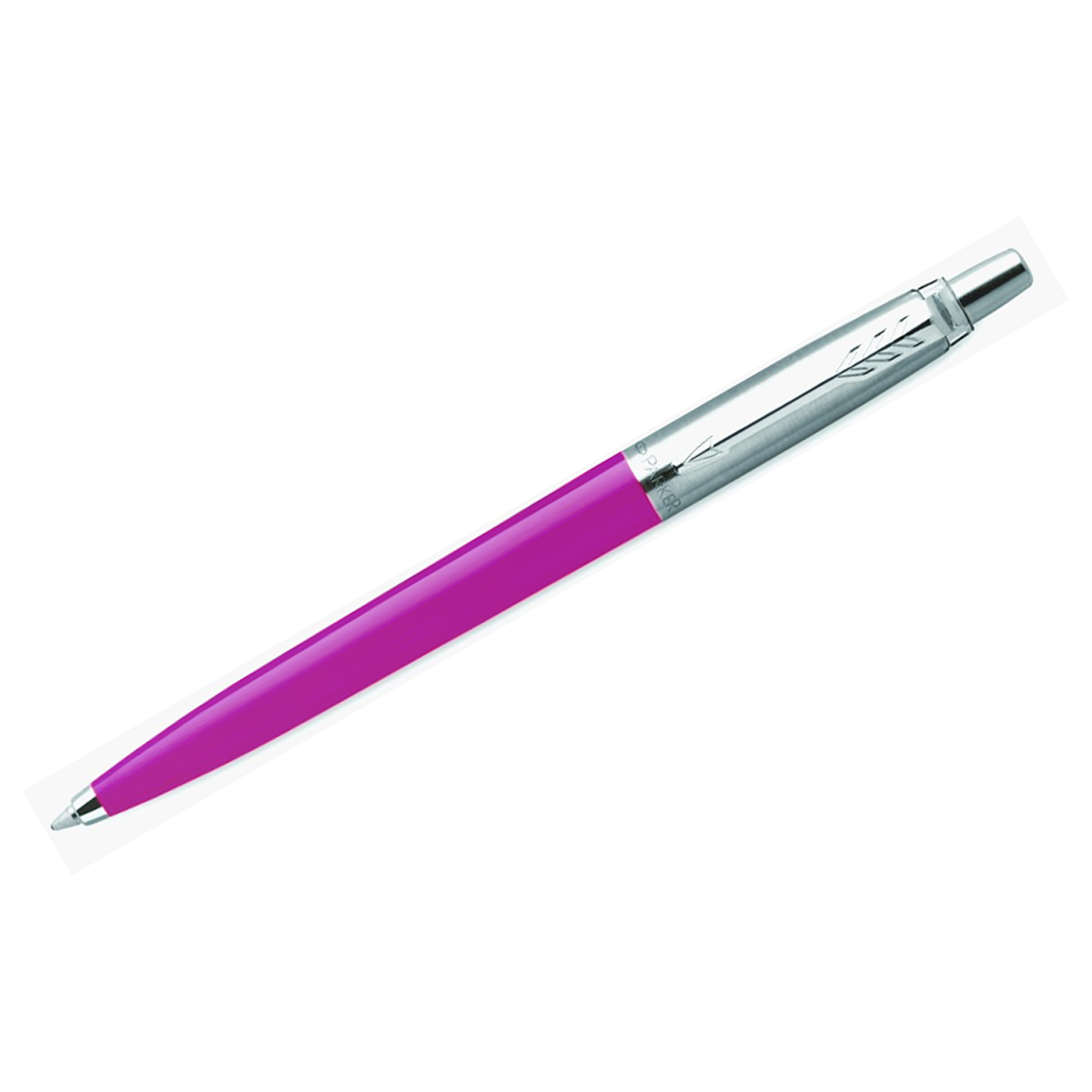 Ручка шариковая Parker "Jotter Originals Recycled Magenta" синяя, 0,8мм, кнопочн., пластик. корпус, подарочная упаковка - фото 1