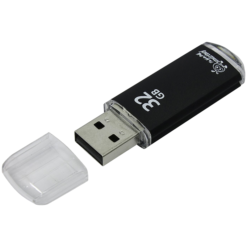 Флеш-память Smartbuy V-Cut, 32Gb, USB 2.0, чер, SB32GBVC-K - фото 1
