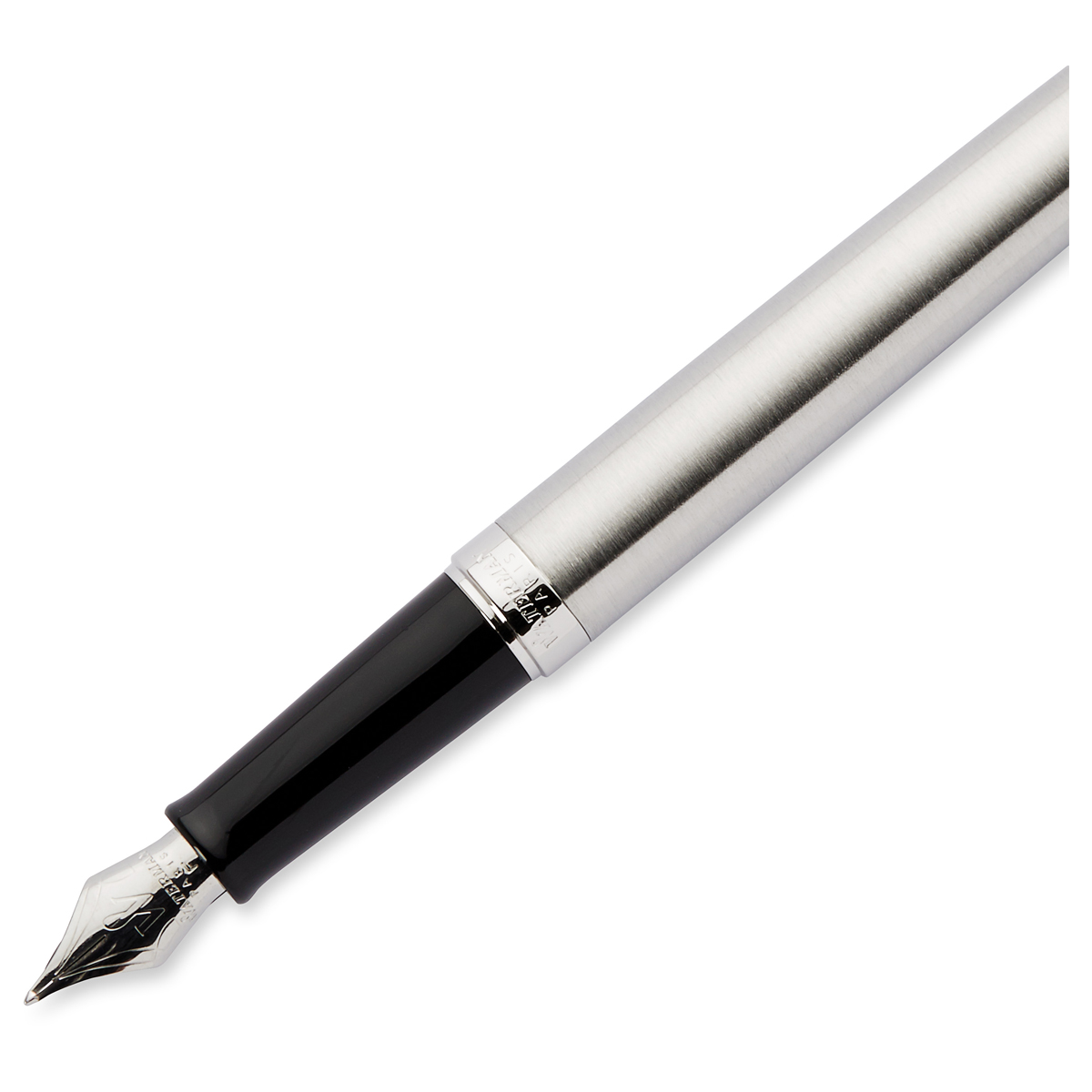 Ручка перьевая Waterman "Hemisphere Stainless Steel PT" синяя, 0,8мм, подарочная упаковка - фото 4