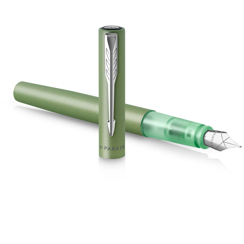Ручка перьевая Parker "Vector XL Green" синяя, 0,8мм, подарочная упаковка - фото 2