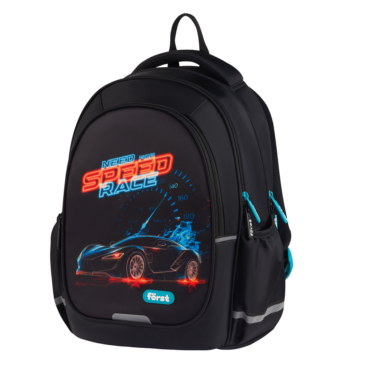 Рюкзак F?rst F-Cute "Need for Speed" 37*29*17см, 3 отделения, 2 кармана, анатомическая спинка - фото 1