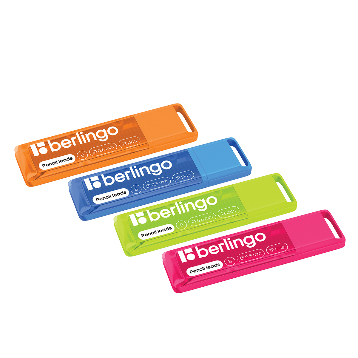 Грифели для механических карандашей Berlingo, 12шт., 0,5мм, B - фото 5