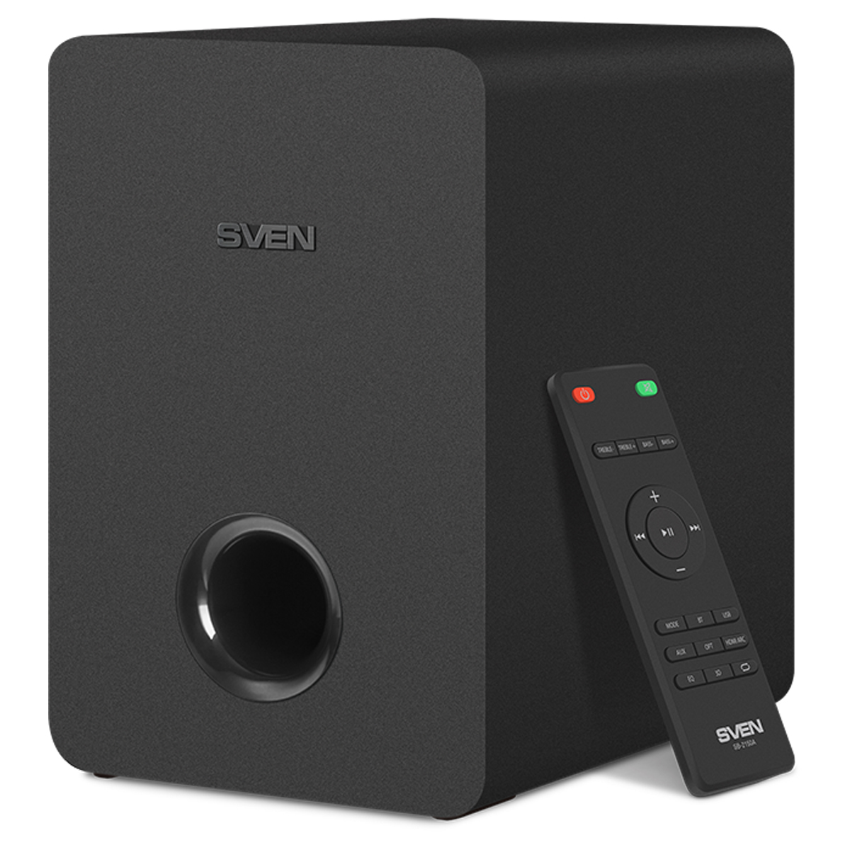 Колонки Sven SB-2150A, 2*40W+Subwoofer 100W, саундбар, Bluetooth, пульт, USB, черный - фото 5