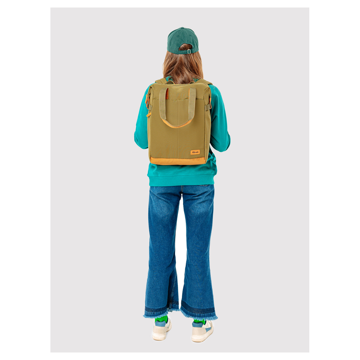 Рюкзак F?rst F-Casual "Green" 42*28,5*12,5см, 1 отделение, 1 карман, уплотненная спинка - фото 8