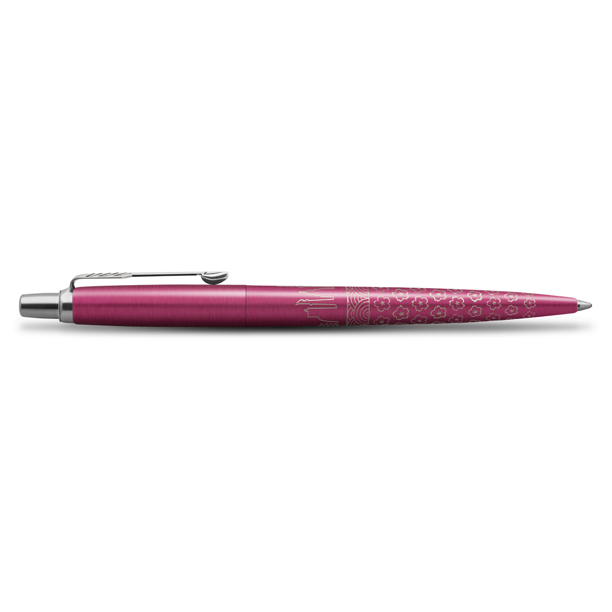 Ручка шариковая Parker "Jotter Tokyo Pink CT" синяя, 1,0мм, кнопочн., подарочная упаковка - фото 2