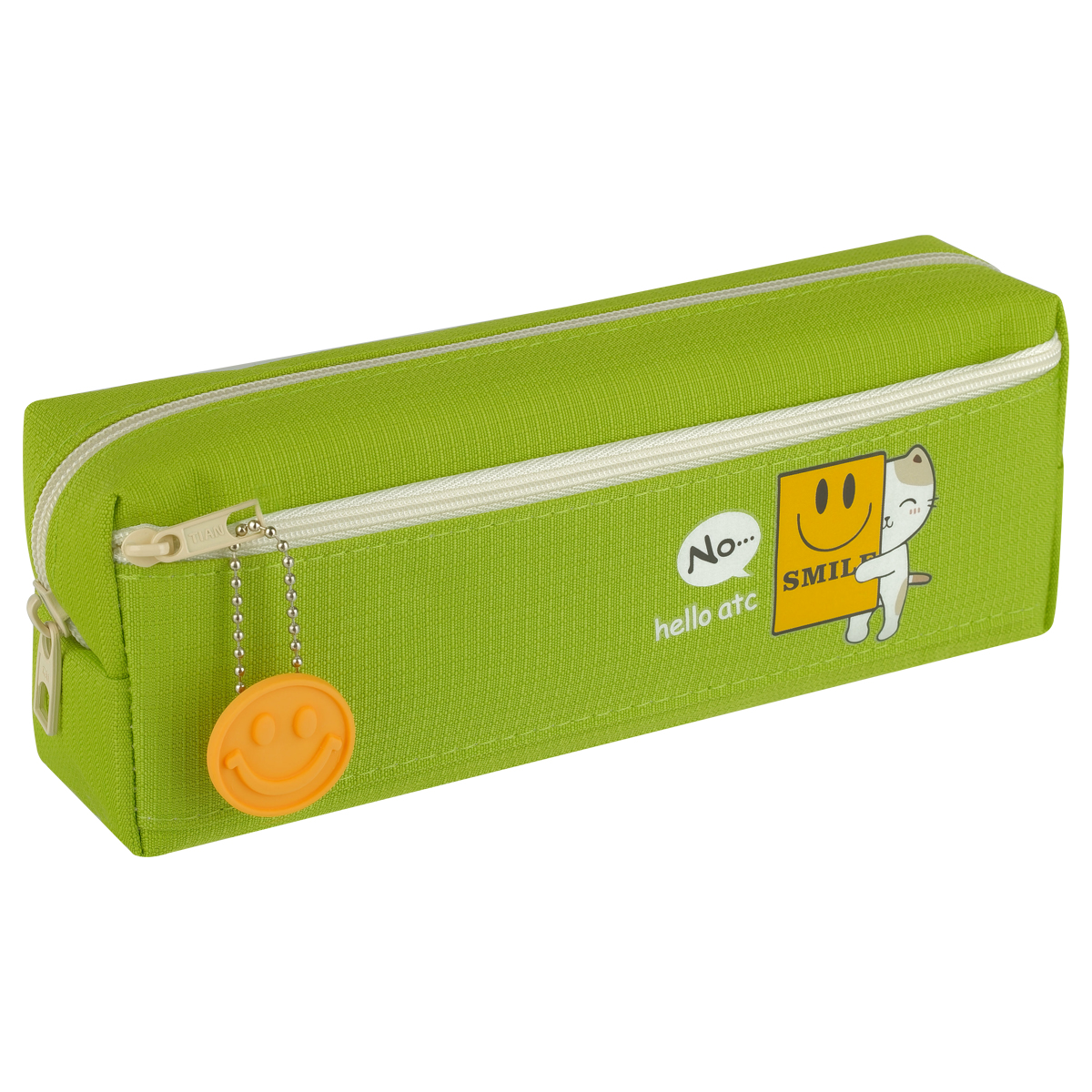 Пенал мягкий 1 отделение, 1 карман, 220*50*85 MESHU "Smile", полиэстер - фото 1