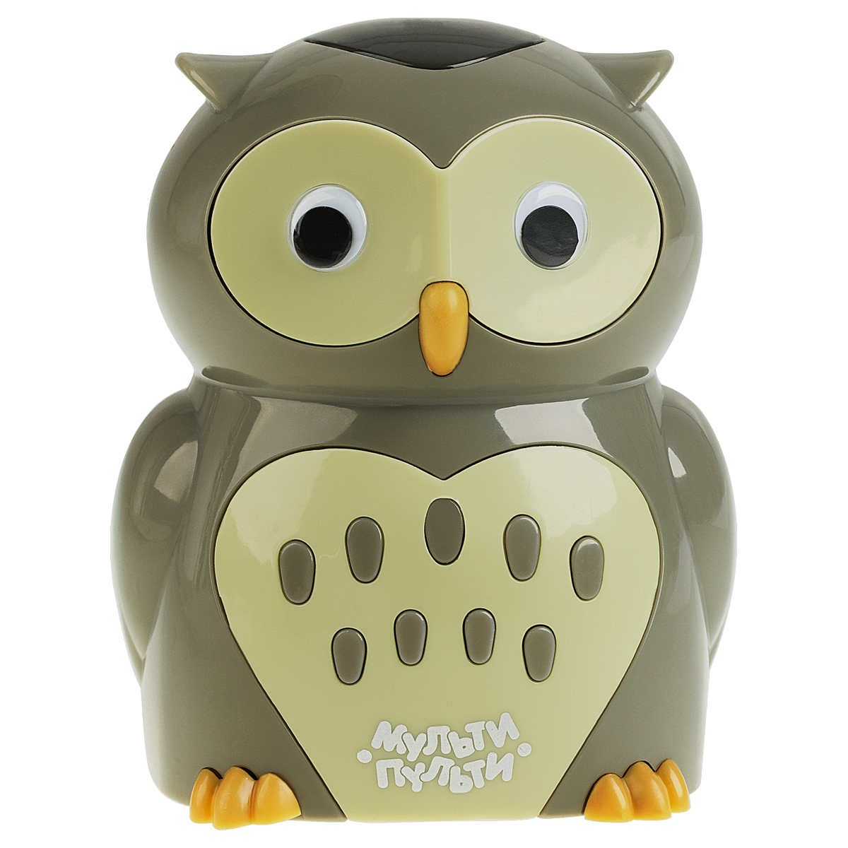 Точилка электрическая детская Мульти-Пульти "Сова" 1 отверстие, с контейнером, картон. упаковка - фото 2