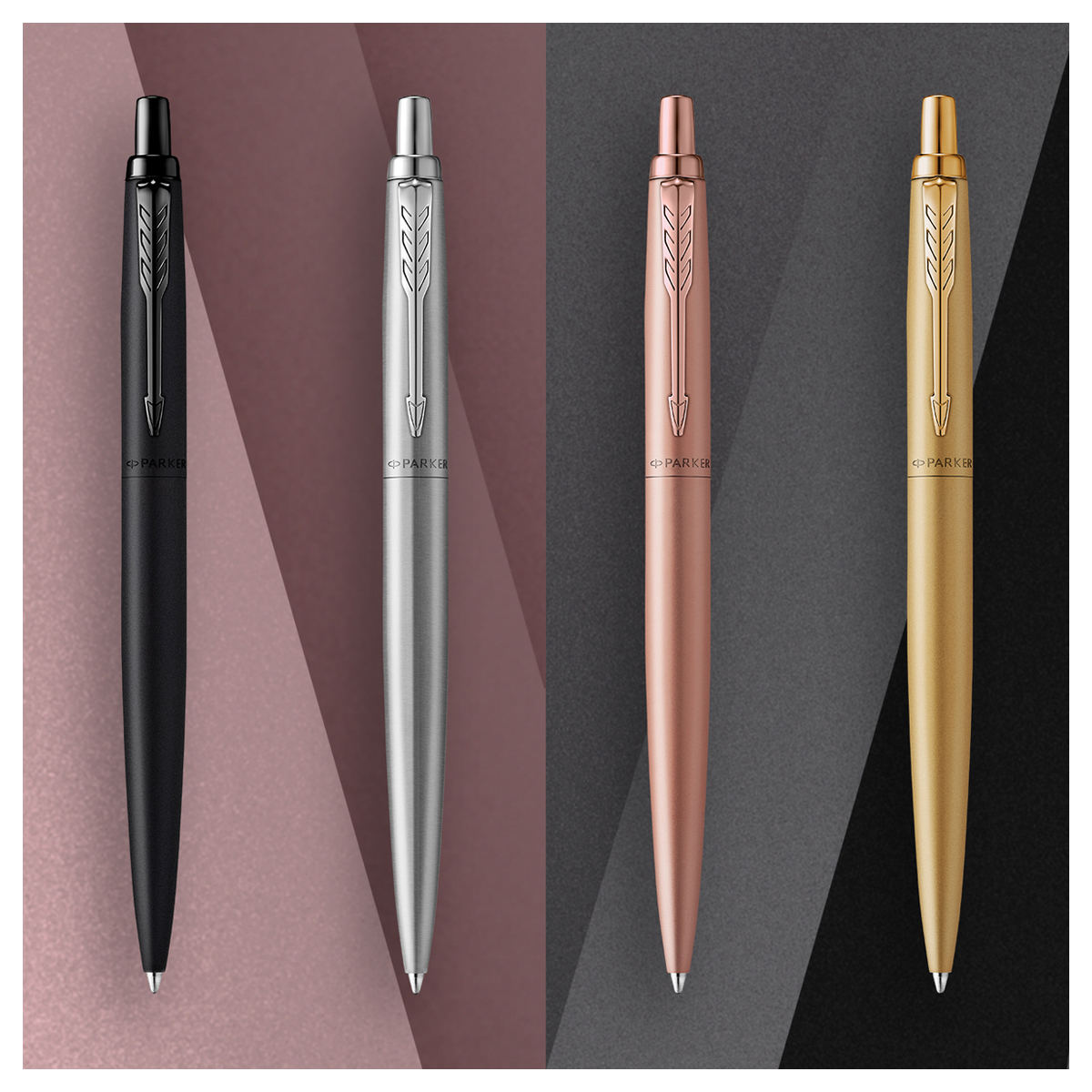 Ручка шариковая Parker "Jotter XL Monochrome Pink Gold" синяя, 1,0мм, кнопочн., подарочная упаковка - фото 2