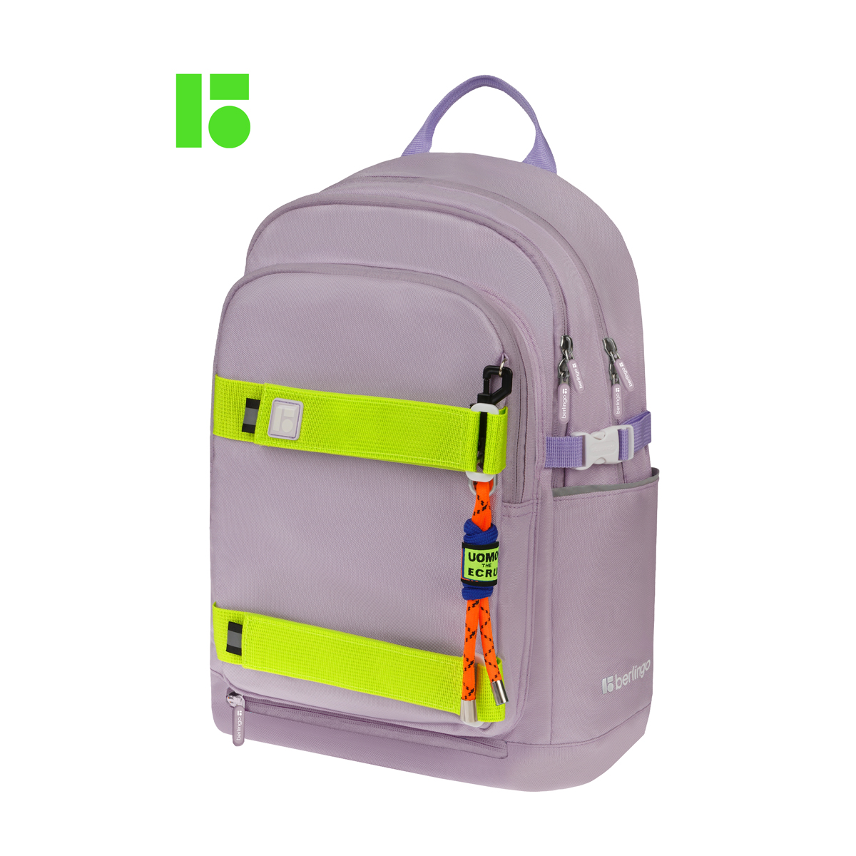 Рюкзак Berlingo Street Style "Grape", 41*28*17см, 3 отделения, 2 кармана, уплотненная спинка - фото 2