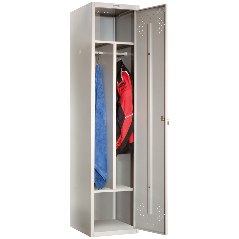 Шкаф для раздевалок Промет LS (LE) - 11-40D,1830* 418*500, 1 секция - фото 1