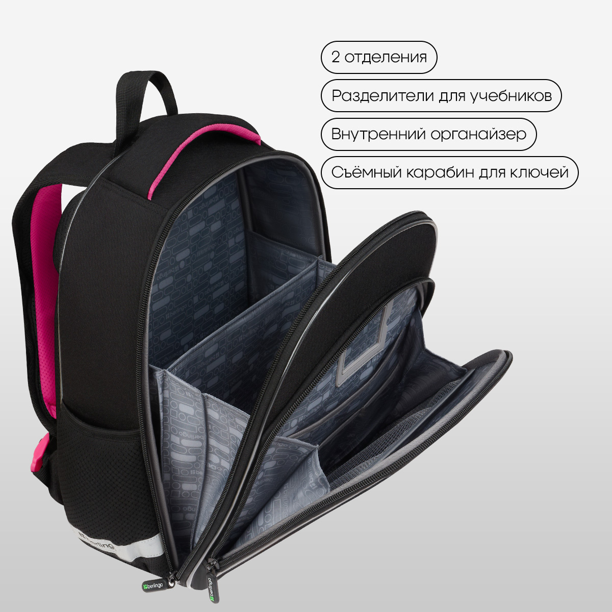Ранец Berlingo Expert Plus "Candy Princess" 38*29*15см, 2 отделения, 2 кармана, анатомическая спинка - фото 5