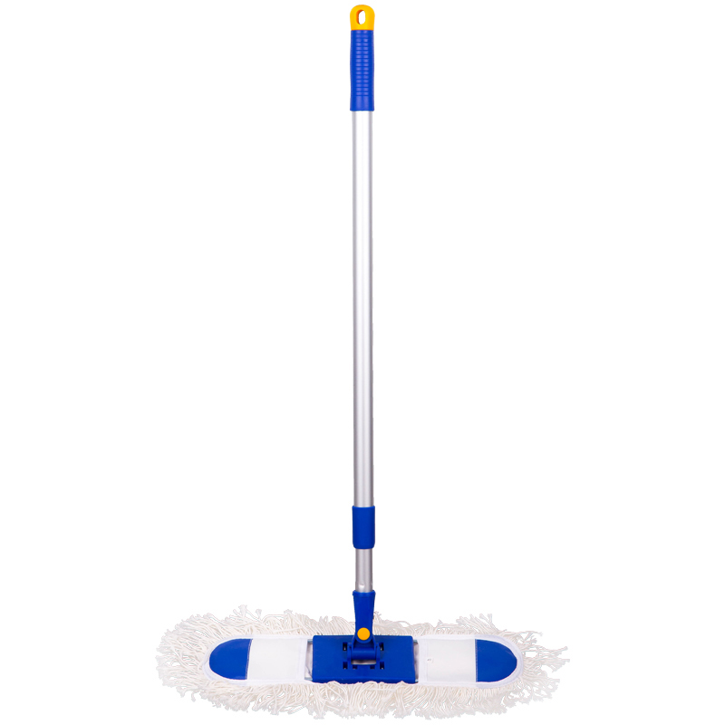 Швабра-рамка OfficeClean Professional, алюм. ручка 75-130см, насадка МОП хлопок (карманы) 40см - фото 2