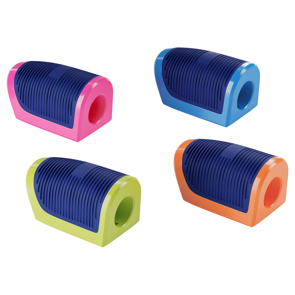 Точилка пластиковая Berlingo "Blitz" 1 отверстие, ассорти, дисплей - фото 2