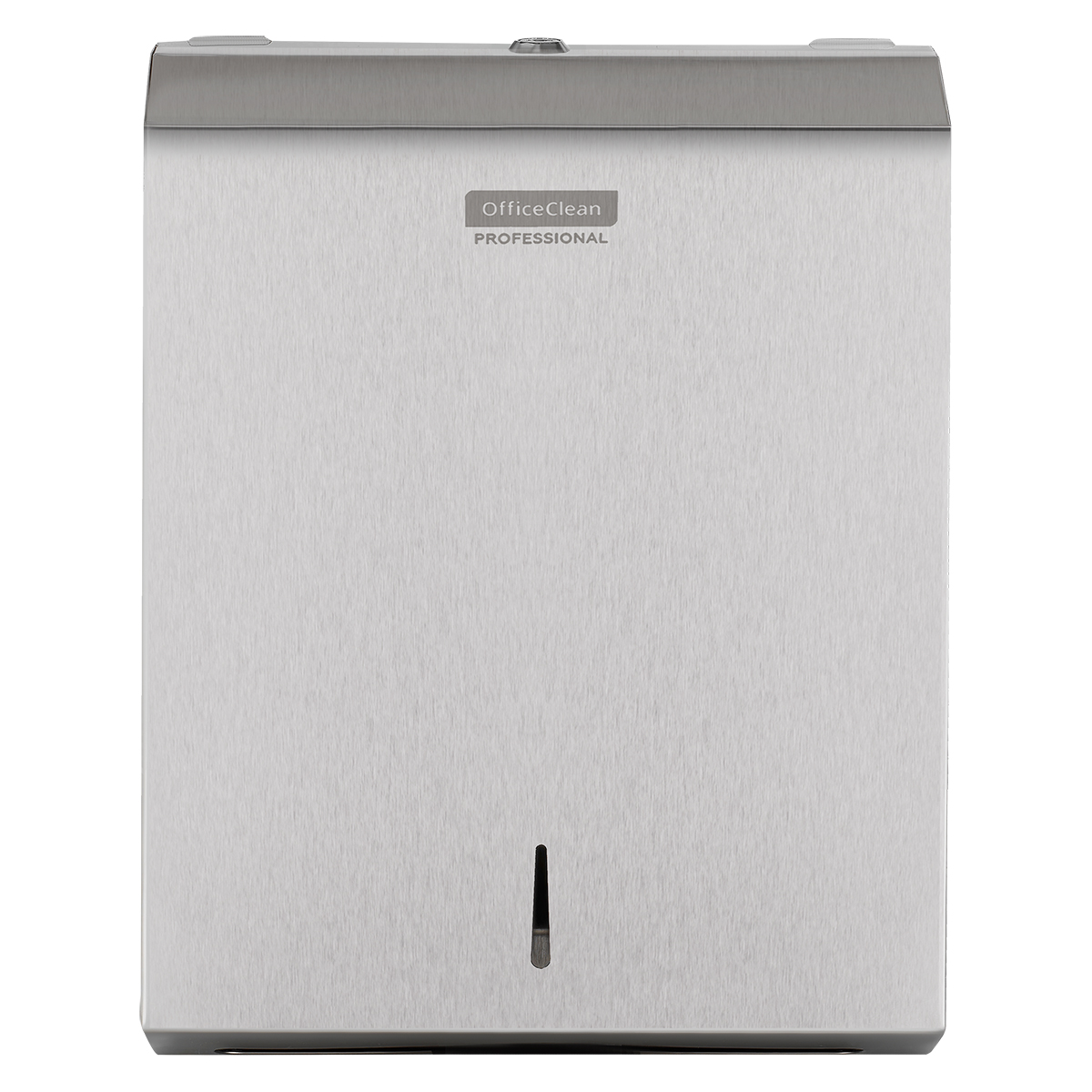 Диспенсер для полотенец листовых OfficeClean Professional (V-сл.), нержавеющая сталь - фото 2