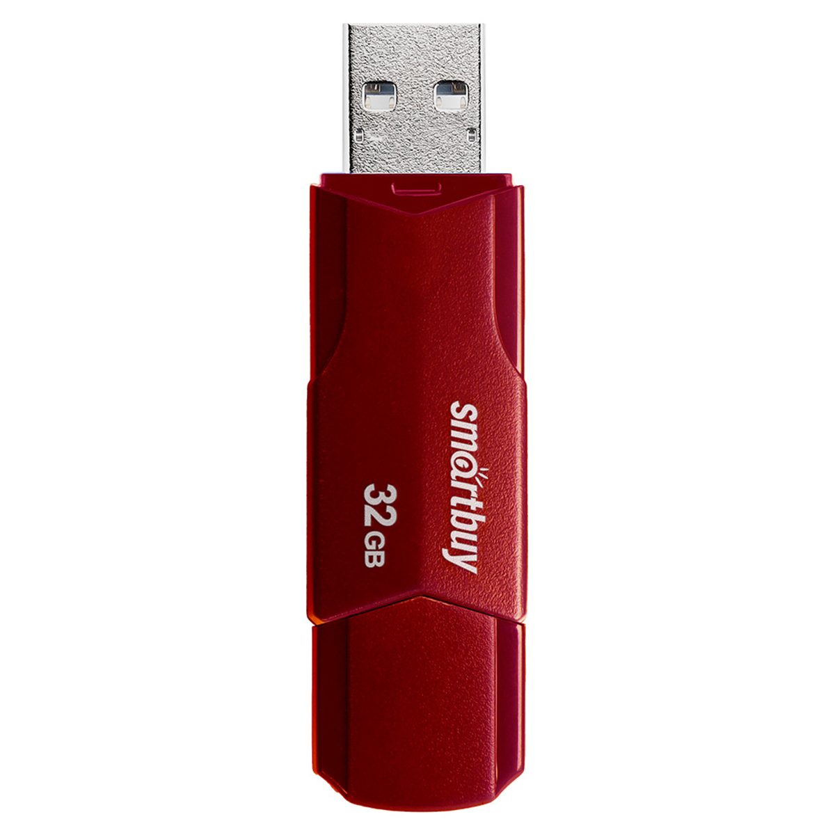 Память Smart Buy "Clue"  32GB, USB 2.0 Flash Drive, бордовый - фото 3