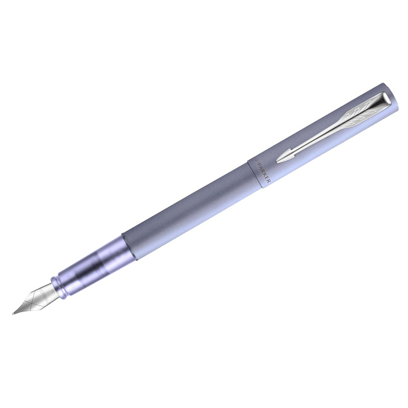 Ручка перьевая Parker "Vector XL Silver Blue" синяя, 0,8мм, подарочная упаковка - фото 1