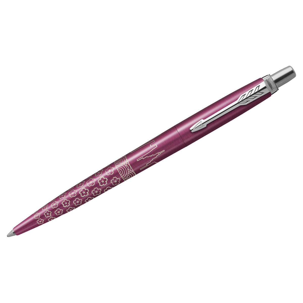 Ручка шариковая Parker "Jotter Tokyo Pink CT" синяя, 1,0мм, кнопочн., подарочная упаковка - фото 1