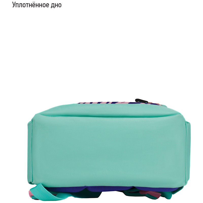 Рюкзак Berlingo Boom "Animal pattern mint" 38,5*29*12см, 2 отделения, 3 кармана, анатомическая ЭВА спинка - фото 7
