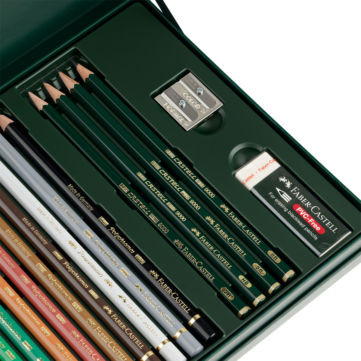 Карандаши цветные художественные Faber-Castell "Polychromos", 20цв.+ 4ч/г заточен., студийная коробка - фото 7