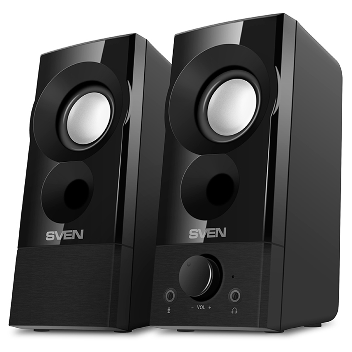 Колонки Sven 357, 2*3W, питание через USB, черный - фото 1