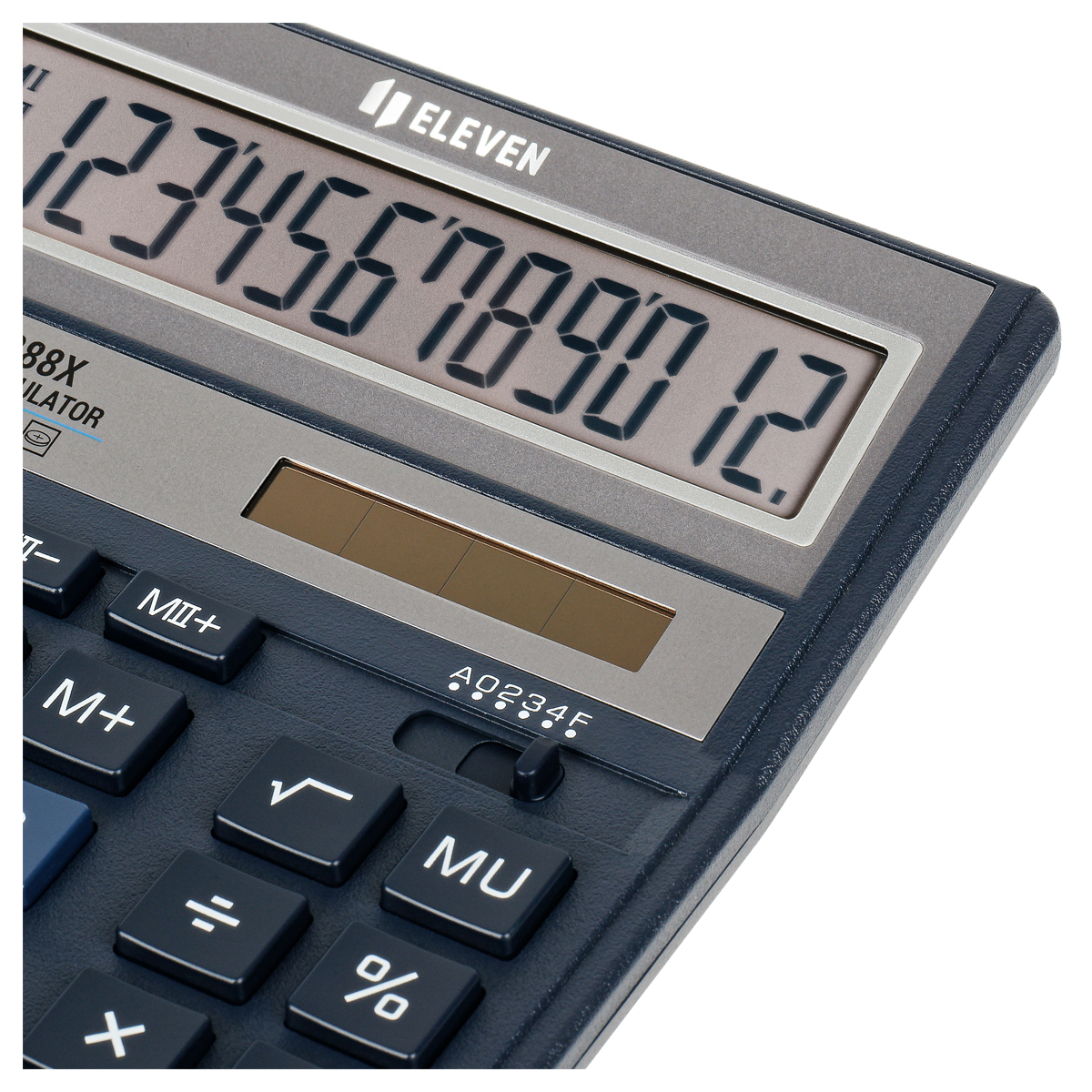 Калькулятор настольный Eleven SDC-888X-BL, 12 разрядов, двойное питание, 158*203*31мм, синий - фото 4