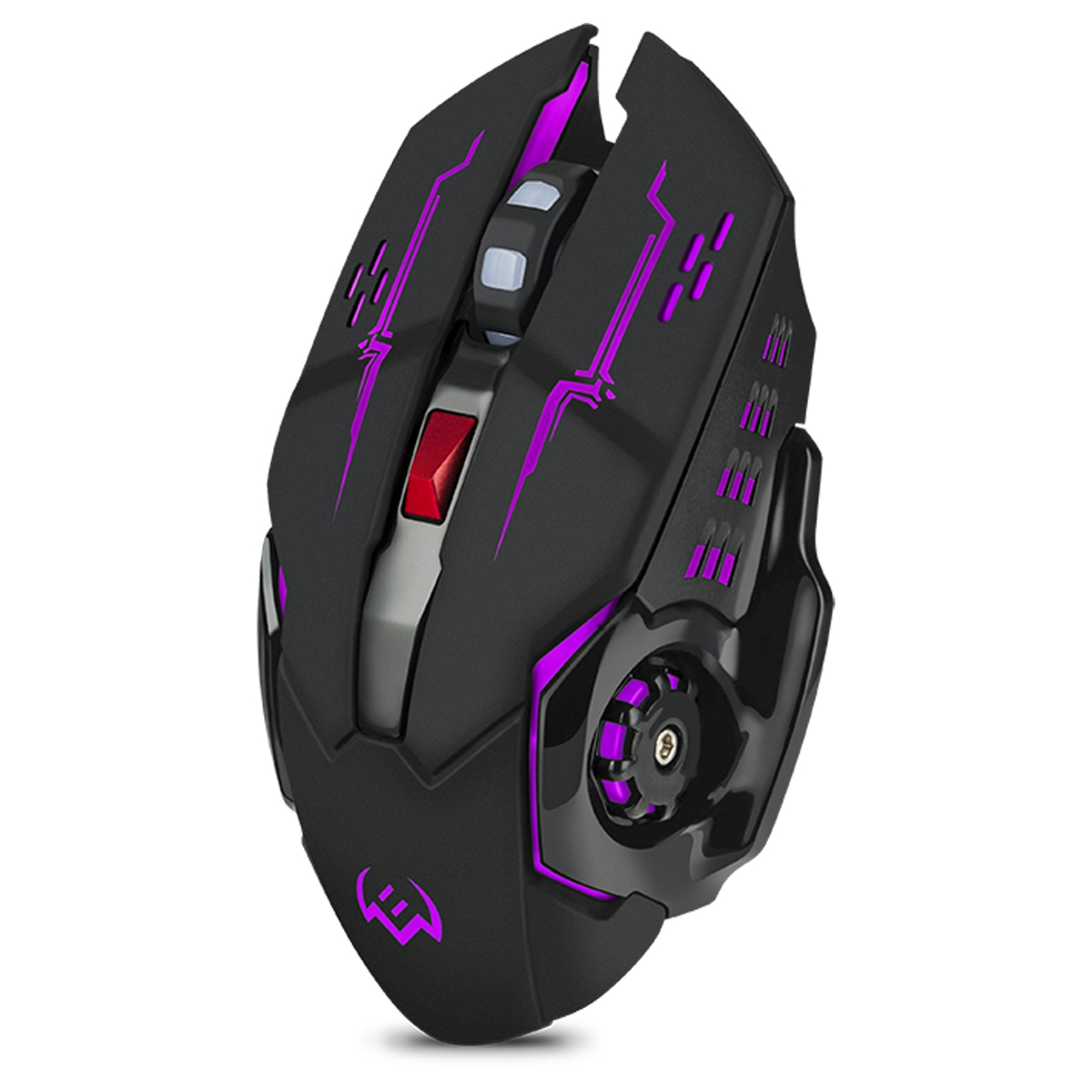 Мышь беспроводная Sven RX-G930W, бесшумная работа кнопок, подсветка, черный, 5btn+Roll - фото 7