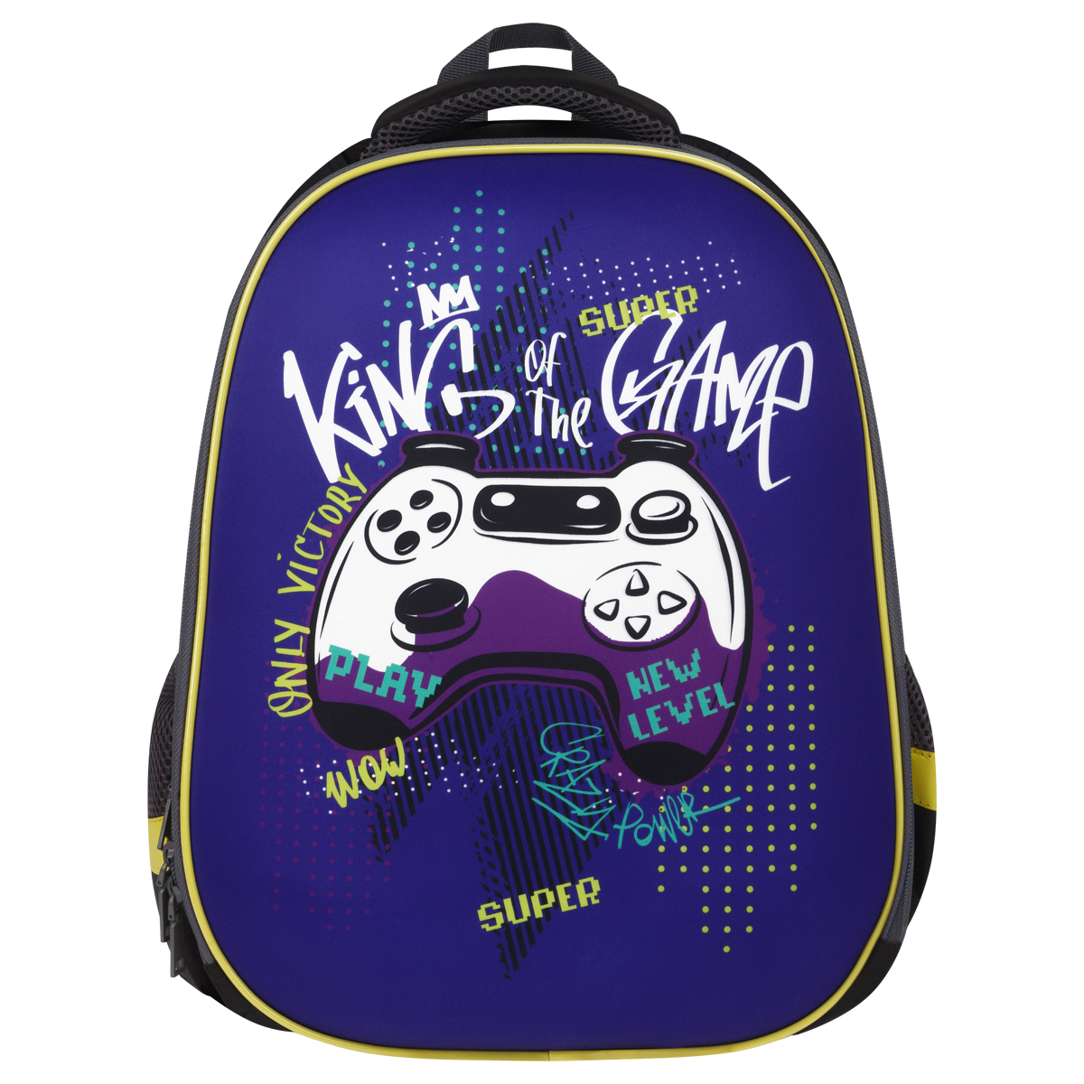 Ранец ArtSpace School Friend "Game" 39*30*18см, 2 отделения, 2 кармана, анатомическая спинка - фото 2