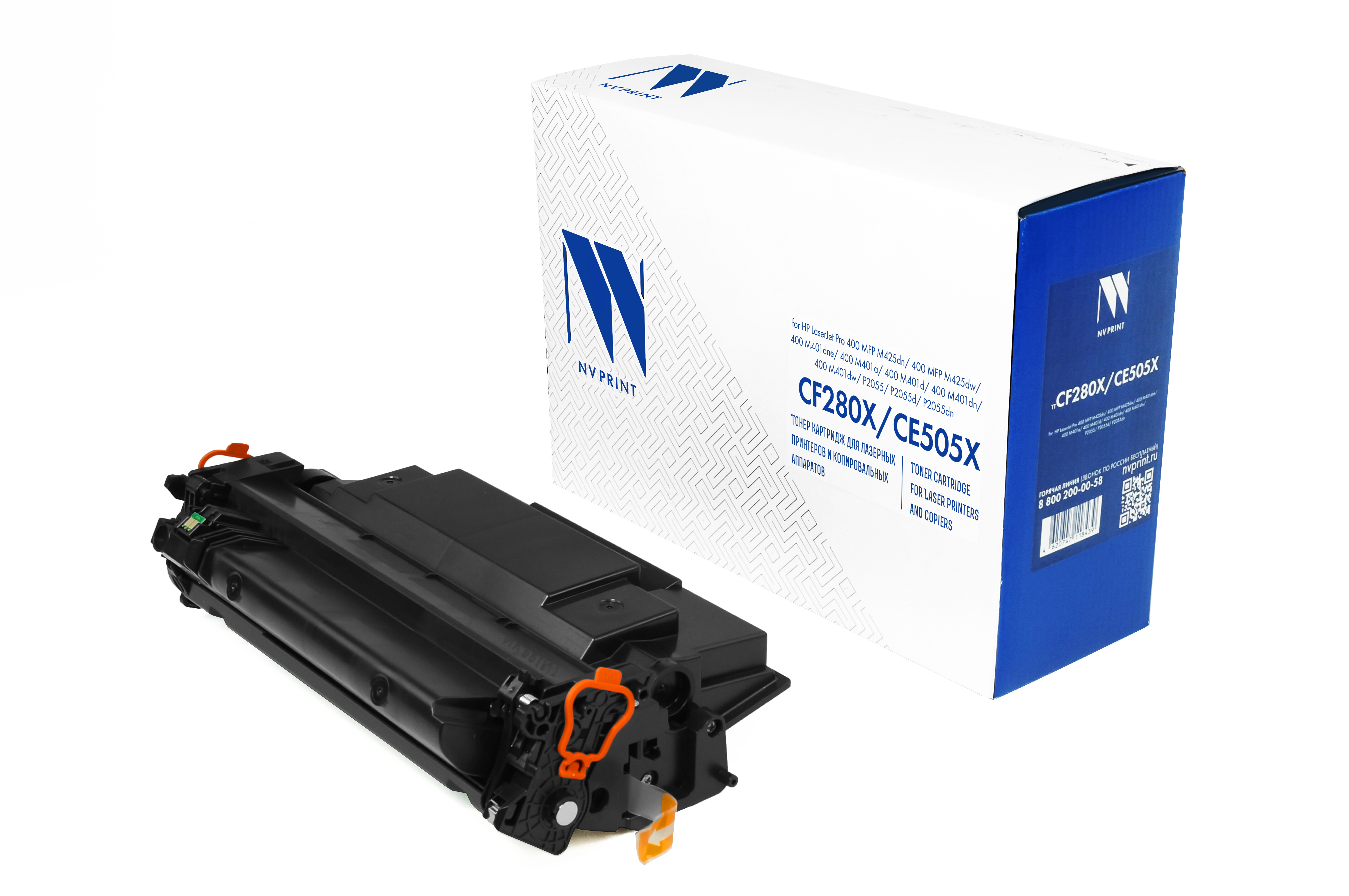 Картридж совм. NV Print CF280X/CE505X черный для HP LJ 400 M401, 400 M425 (6900стр.) - фото 1