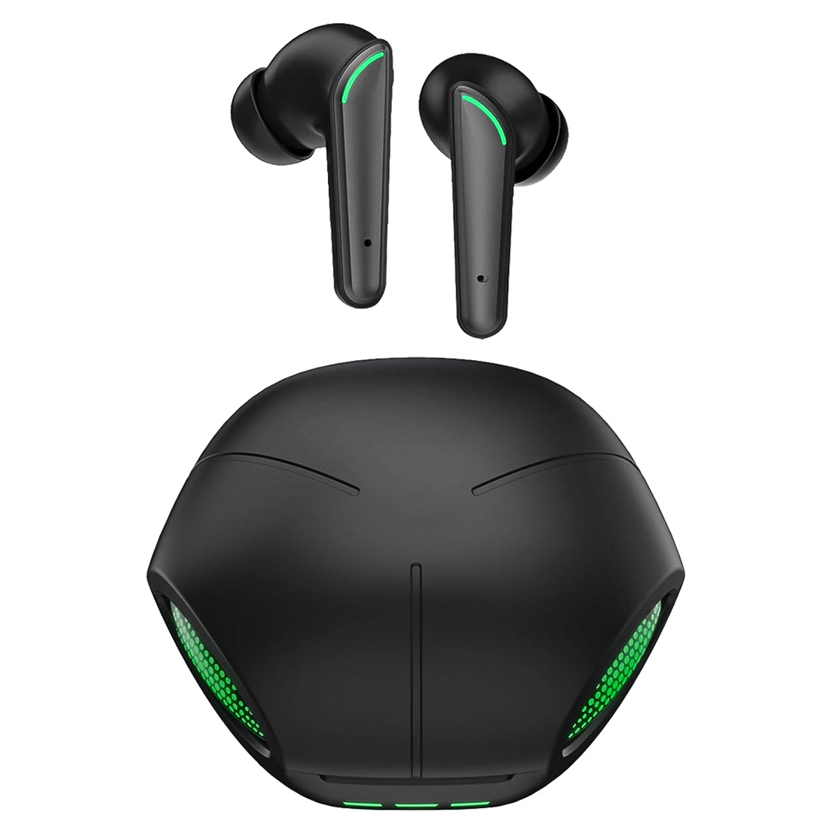 Наушники с микрофоном беспроводные Smartbuy Taipan 2, Bluetooth 5.0, TWS, сенс. упр., разъем Type-C, черный - фото 5
