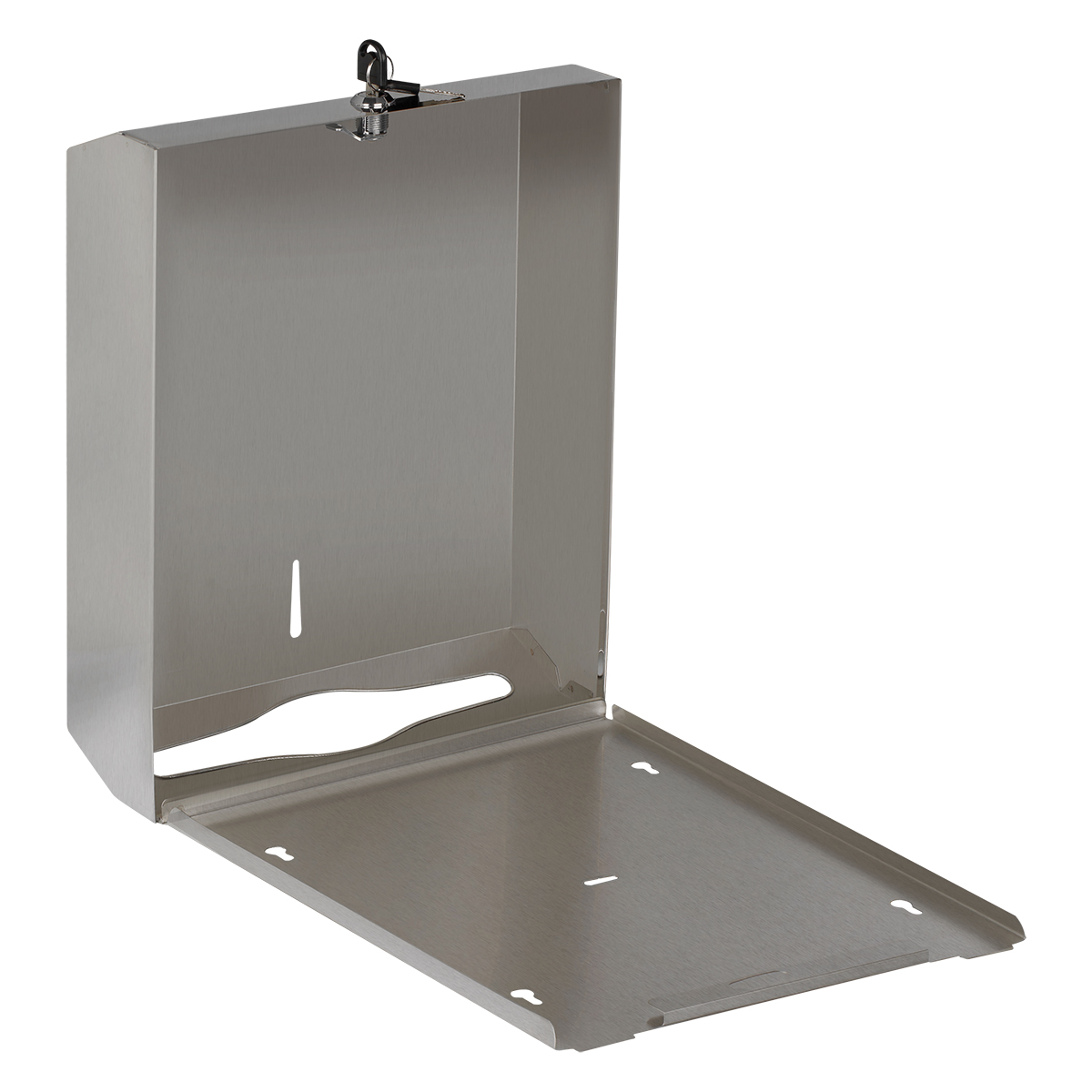 Диспенсер для полотенец листовых OfficeClean Professional (V-сл.), нержавеющая сталь - фото 10