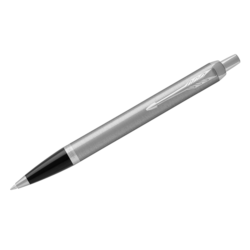 Ручка шариковая Parker "IM Essential Stainless Steel CT" синяя, 1,0мм, кнопочн., подарочная упаковка - фото 1