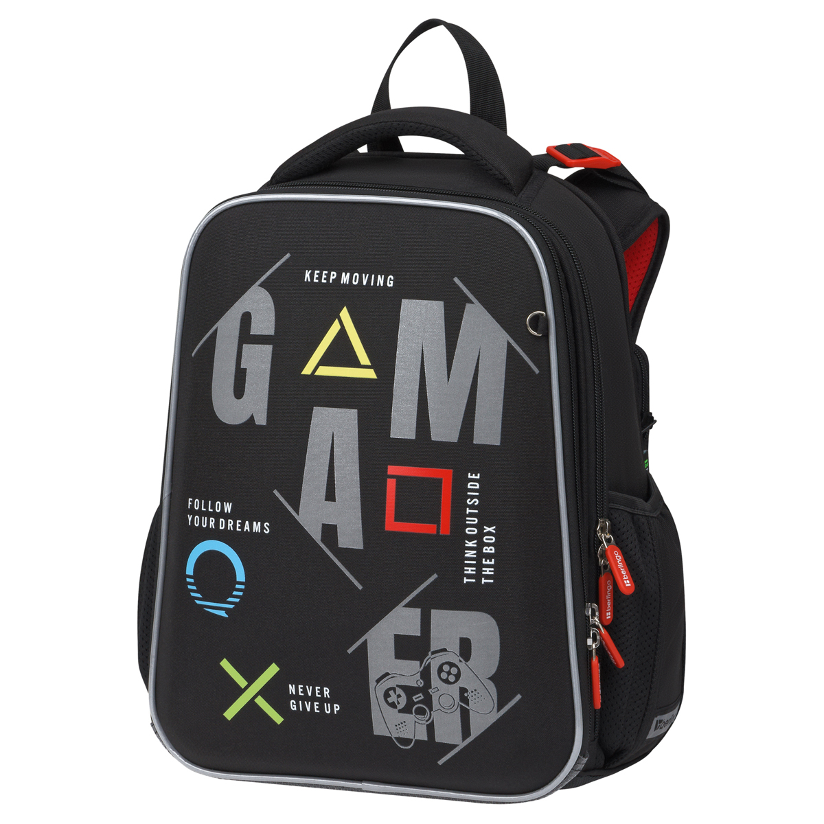 Ранец Berlingo Expert "Game on" 37*28*16см, 2 отделения, 2 кармана, анатомическая спинка - фото 1