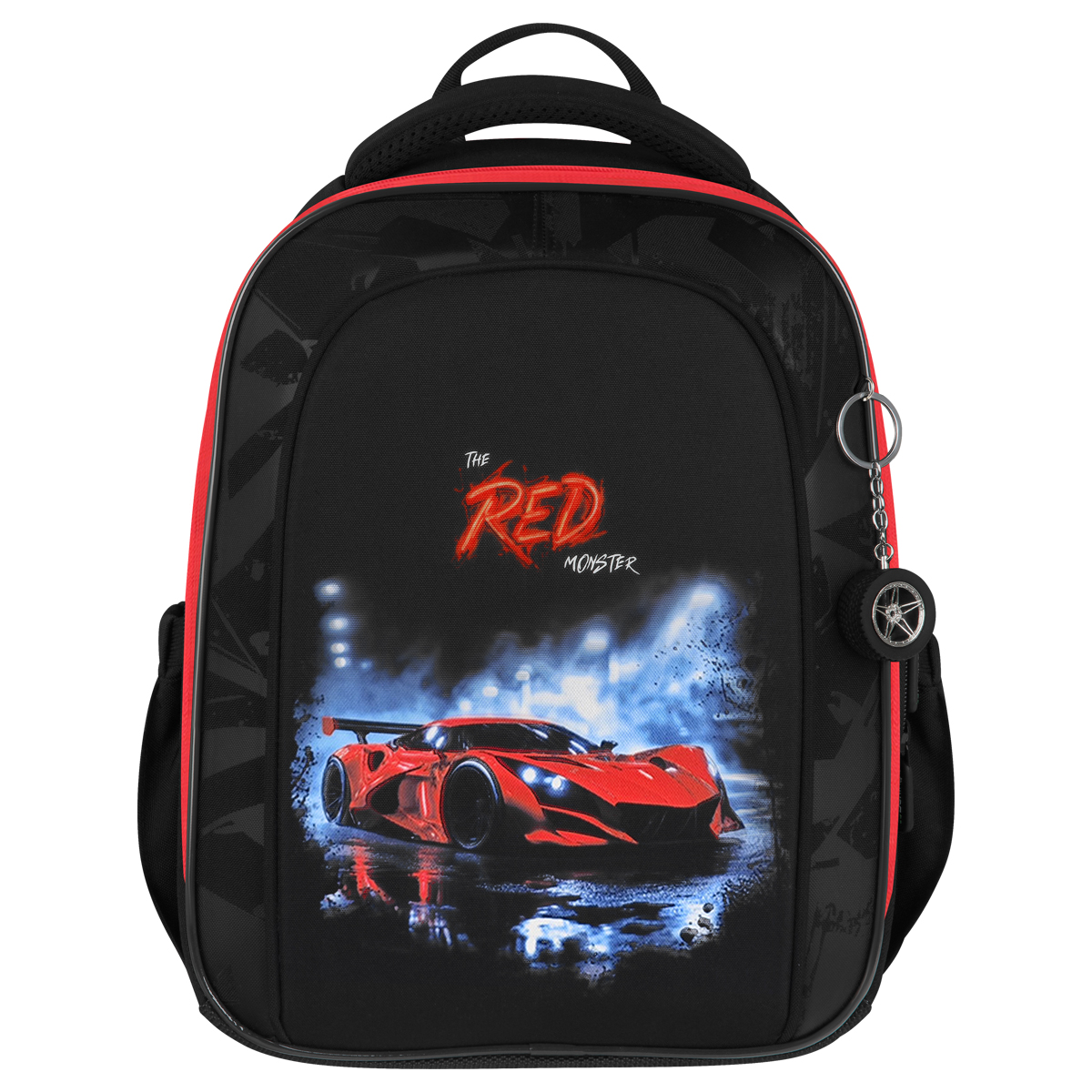 Ранец Berlingo Expert Next "Red Monster" 38*28*15см, 2 отделения, 2 кармана, анатомическая спинка - фото 1