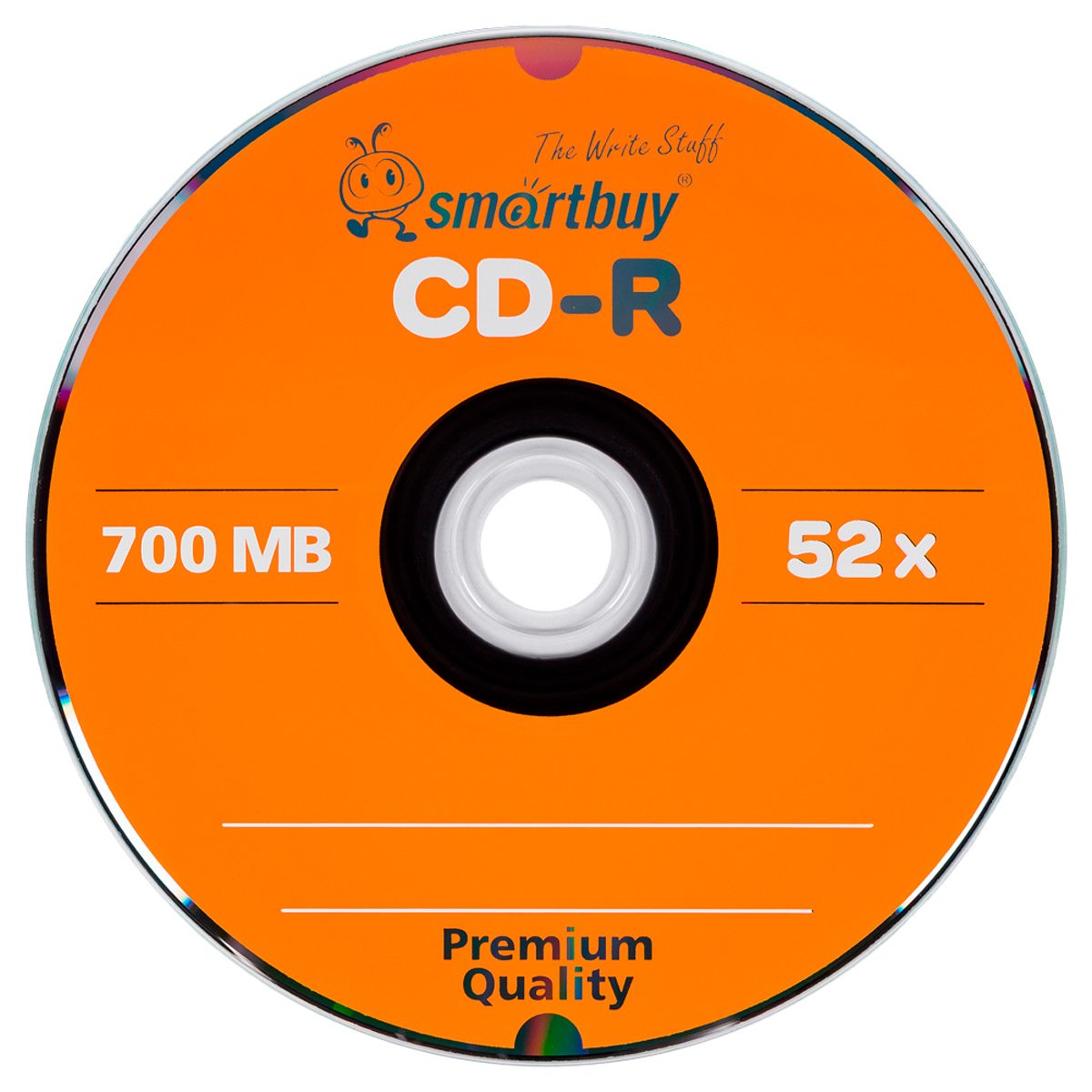 Диск CD-R 700Mb Smart buy 52x Bulk (100шт) - фото 1