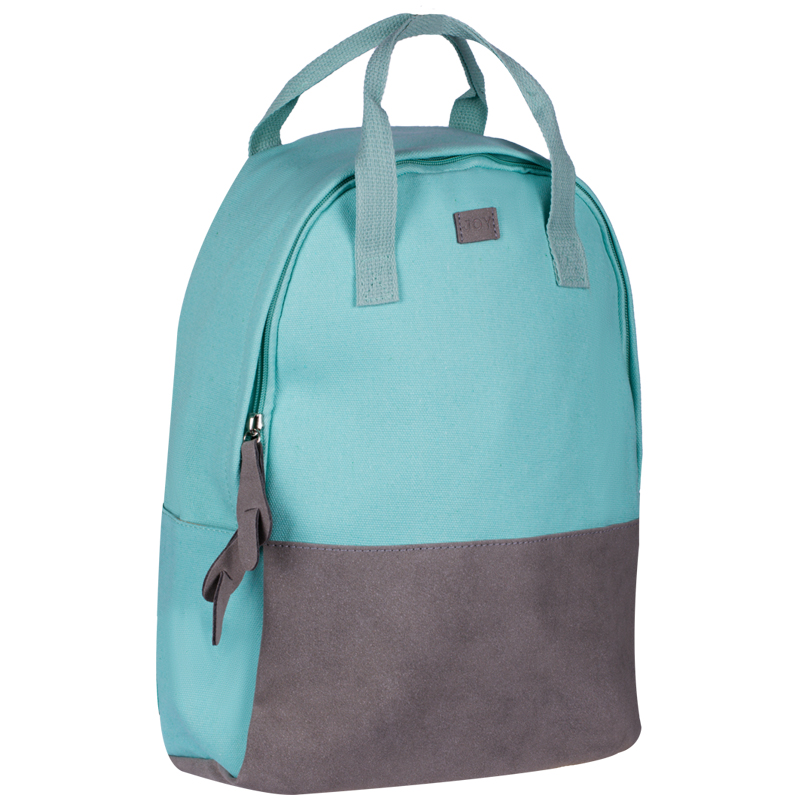 Рюкзак ArtSpace Casual "Soft mint"38*30*13см, 1 отделение, 2 кармана, иск. замша/канва - фото 1