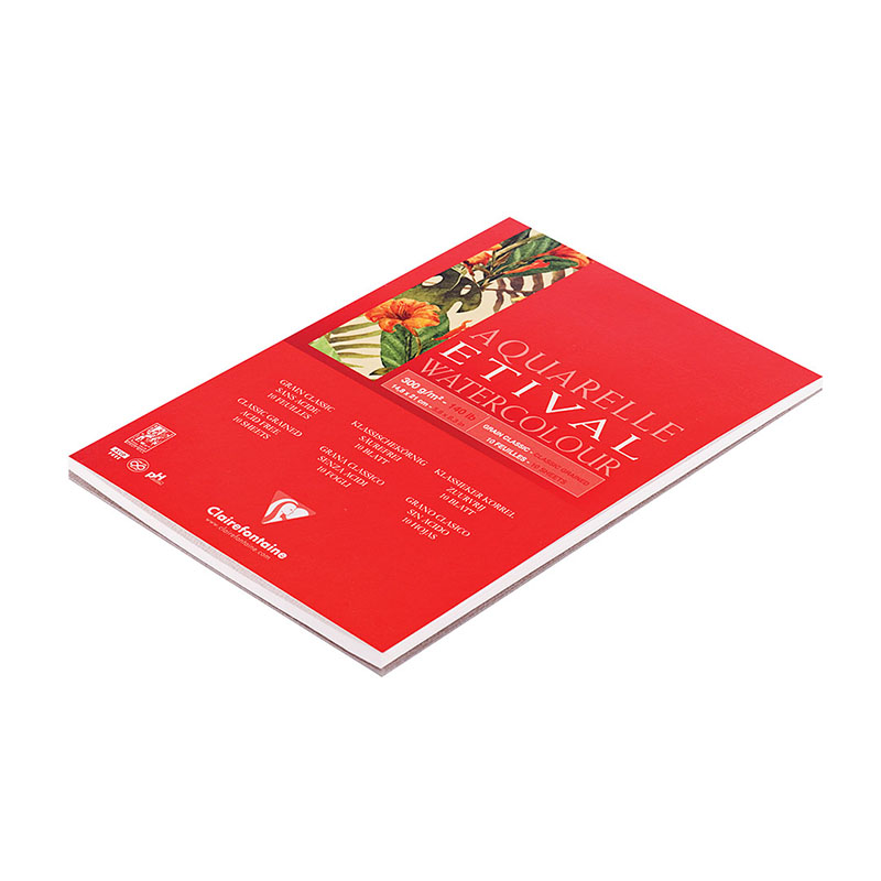 Альбом для акварели, 10л., А5, на склейке Clairefontaine "Etival", 300г/м2, классическое зерно - фото 4