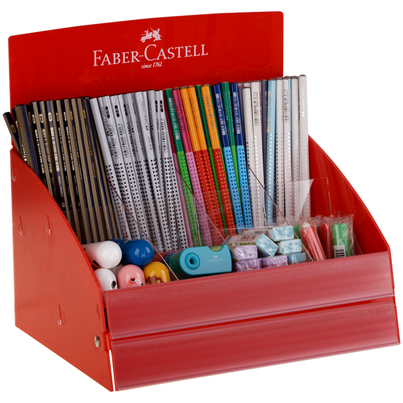 Дисплей на прикассовую зону Faber-Castell, красный - фото 1