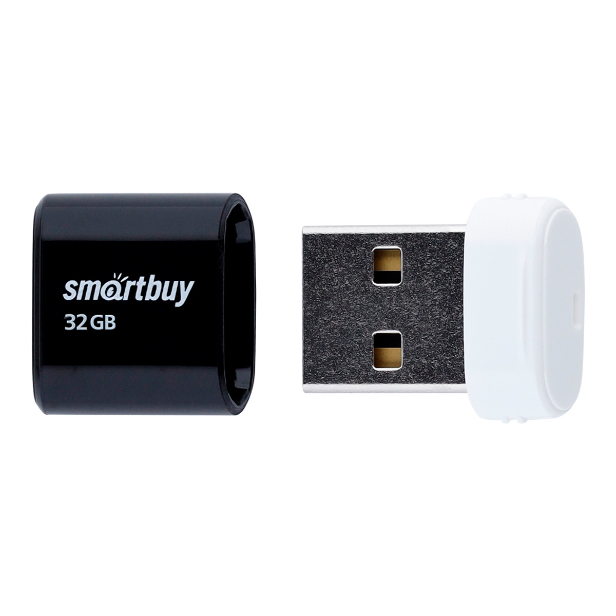 Память Smart Buy "Lara"  32GB, USB 2.0 Flash Drive, черный - фото 1