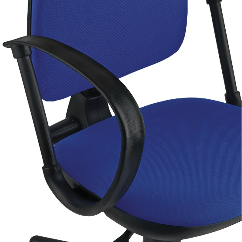 Кресло оператора Helmi HL-M30 "Престиж", ткань синяя с черным - фото 6