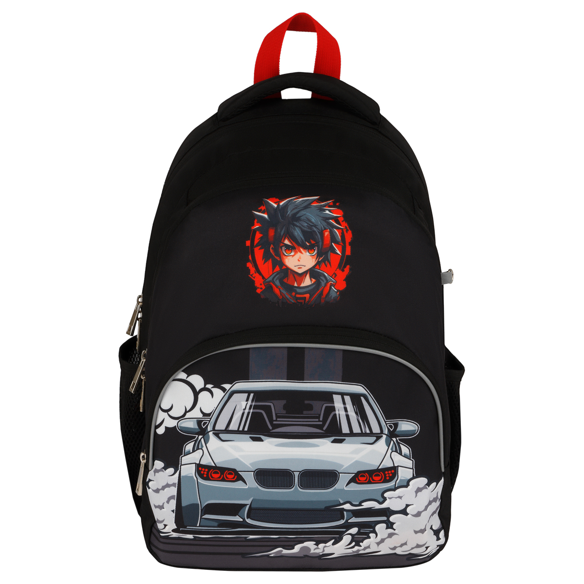 Рюкзак ArtSpace School "Race", 40*28*18см, 2 отделения, 3 кармана, уплотн. спинка - фото 2