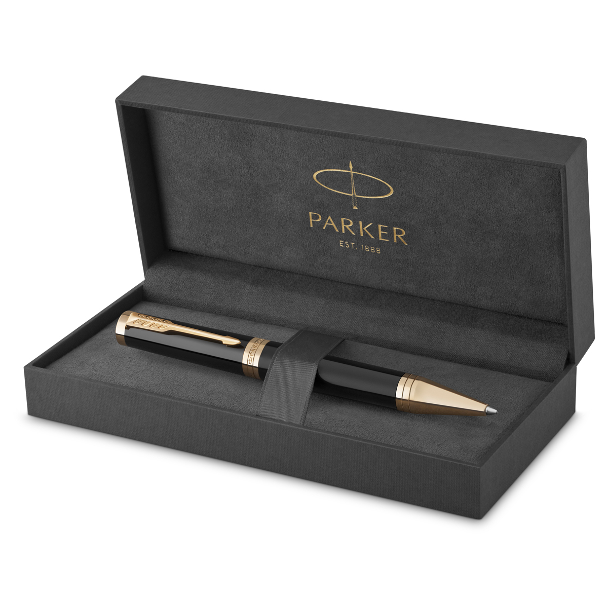 Ручка шариковая Parker "Ingenuity Black GT" черная, 1,0мм, подарочная упаковка - фото 4