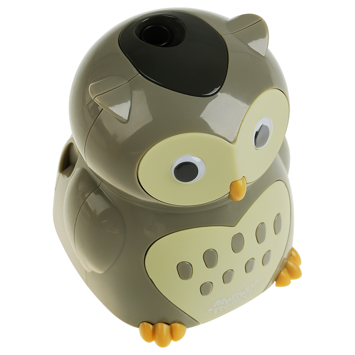 Точилка электрическая детская Мульти-Пульти "Сова" 1 отверстие, с контейнером, картон. упаковка - фото 5