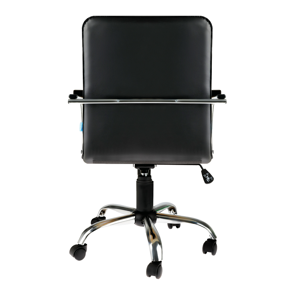 Кресло оператора Helmi HL-M23 "Самба G/Samba G", CH, экокожа, черный, орех, механизм качания BOX1 - фото 4