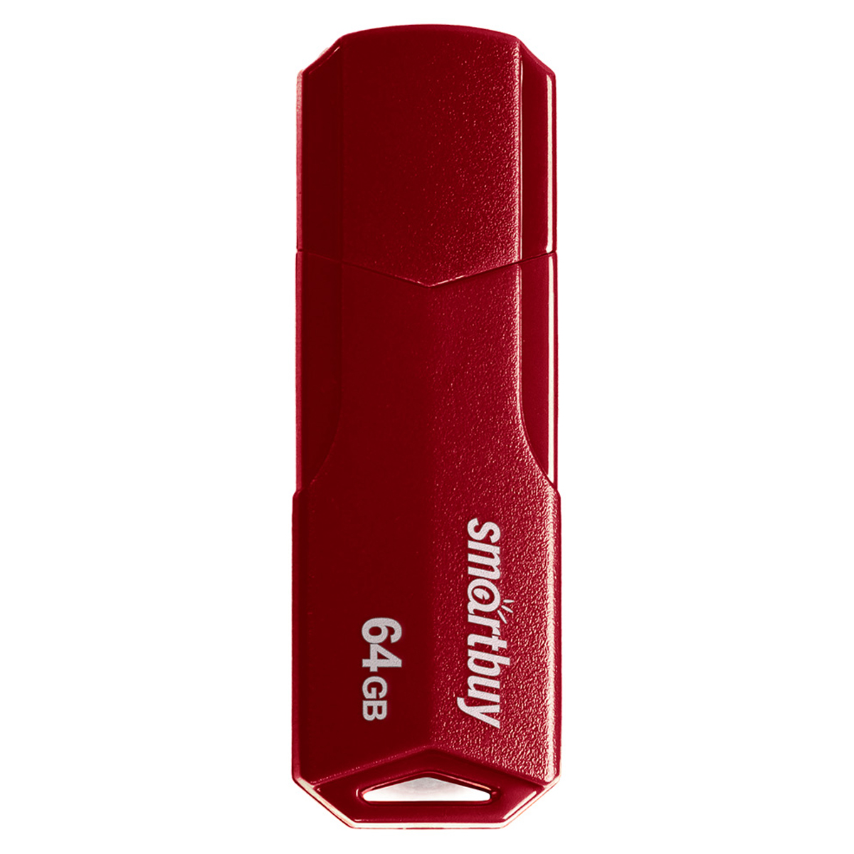 Память Smart Buy "Clue"  64GB, USB 2.0 Flash Drive, бордовый - фото 4