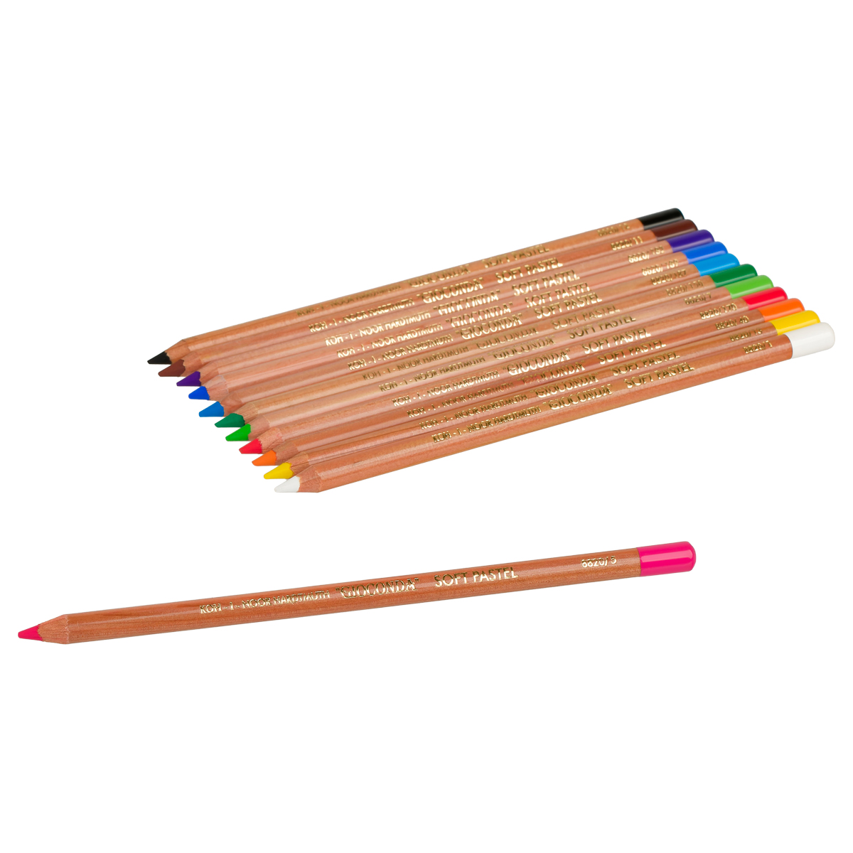 Пастельные карандаши Koh-I-Noor "Gioconda", 12цв., метал. пенал - фото 5